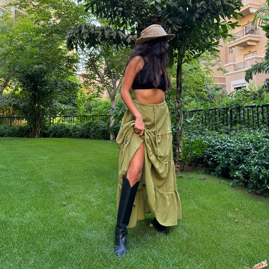 Olive "Boho skirt"